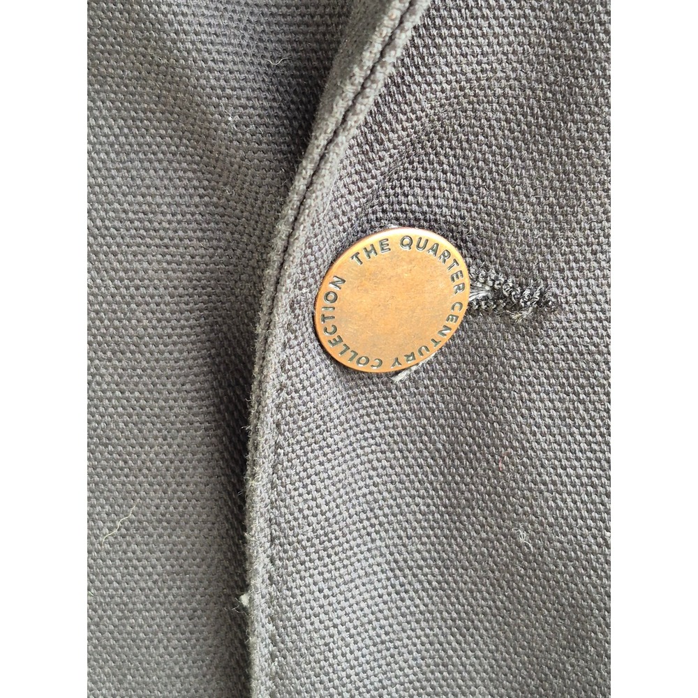 RPM West Quarter Century Collection Mens Gray Canvas Workwear Jacket Chore Large - Picture 7 of 14